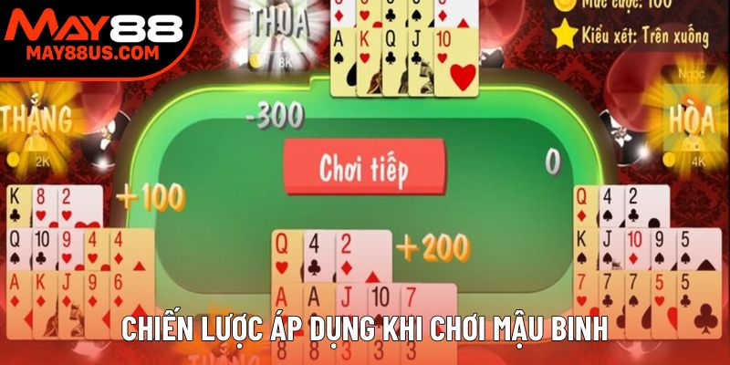 Chiến lược áp dụng khi chơi Mậu Binh Chiến lược áp dụng khi chơi Mậu Binh